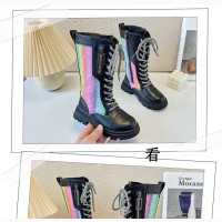 Rihanna Rainbow Glitters Long Boot