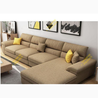 Sectional Bright Brown L Shape Sofas
