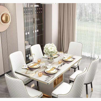Modern Marble Dinning Table Set