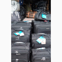 Sensamite Set of 6 Trolley Bags With 2 Wheels-Black