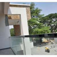 Frameless Glass Railings for High Class Building Balcony