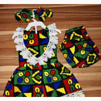 Stunning Hollandais Ankara Gown Set