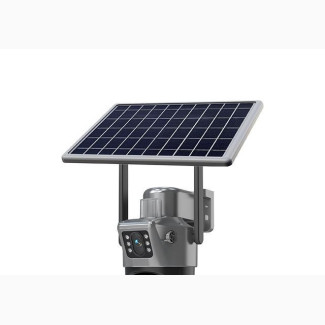 Solar PTZ Double Lens Wireless Camera