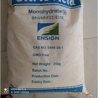 Citric Acid Monohydrate - Brand New Industrial Chemicals