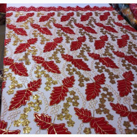 Velvet Glittering Sequins Lace Fabrics