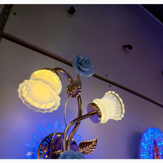 Modern Flower-Shaped Multi Colored LED Wall Fittings