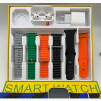 Apple Watch P6 and 8 Straps with Airpod and Adapter