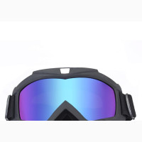 Full Face Motorcycle Mask Adjustable Protector UV Glass