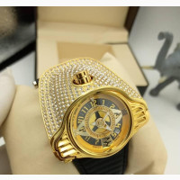 Studed, Zforce Wristwatch With Genuine Strap