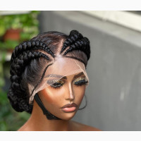 Hilda Baci Unique Style Braided Wig-- Full Lace Wig