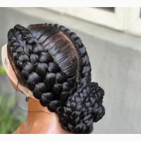 Hilda Baci Unique Style Braided Wig-- Full Lace Wig
