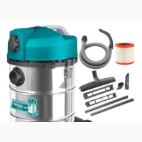 TOTAL Vacuum Cleaner Wet Dry 1400W