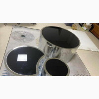 Big Center Table With 2 Stools