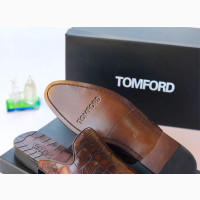 Tom Ford Leather Men Lúxury Half Shoe
