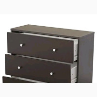 Coffee Brown 3drawers Chest of Drawers