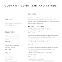Experienced Primary and Secondary Teachers Available