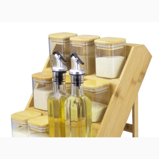 Bamboo Wooden 3 Layers Spice Rack