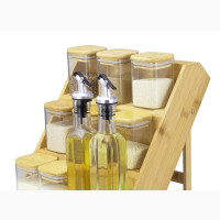 Bamboo Wooden 3 Layers Spice Rack