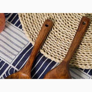 12pcs Wooden Cooking Spoon