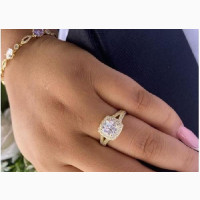 Non Fading Gold Engagement Ring