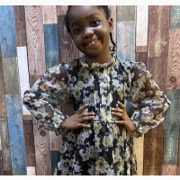 Girls Flowery Dress