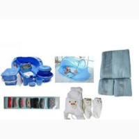 Baby Bath Set and Bed Net Bathtowel Baby Socks and Cap