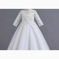 Beautiful White Little Bride#039;s Dress