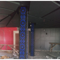 Laser Cube Pillar Design