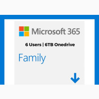 Office 365 Family - 6 Users | 6TB Onedrive