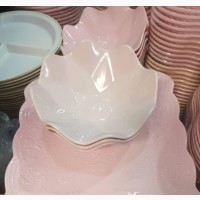 6 Piece Ceramic Dinner Set - Soup and Flat Plates