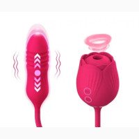 Rose 2 in 1 Sextoy Vibrator