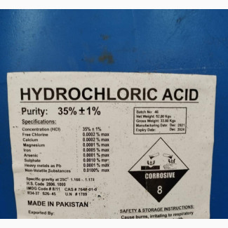 Hydrochloric Acid (HCL) 35%