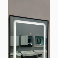 Black Led Frame Mirror