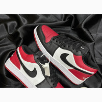 Original Nike Air Jordan 1 Low Bred Toe Sneakers