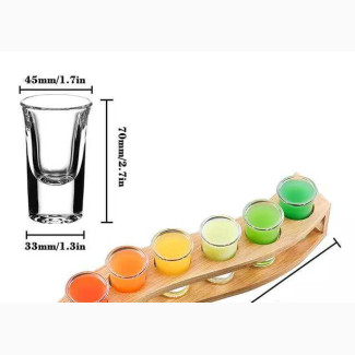 Tequila Shot Glass Set - Stylish and Unique Bar Decor