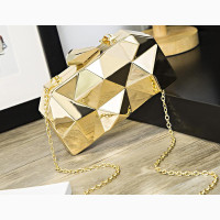 Women Metal Clutch Bagd Frame Evening Party Purses