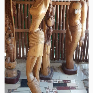 Life-size Wood Sculptures