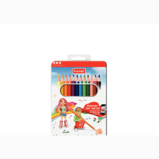 ORIGINAL ROYAL TALENS Bruynzeel Colour Pencil Box of 12