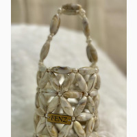 FENZ Beaded Basket Bag - Brand New