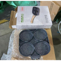 Jenngaoo 4cup Egg Frying Pan Aluminium Non-stick Frying Pans
