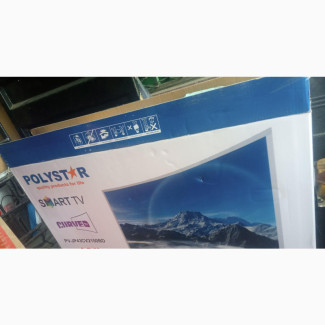 Polystar 43 Curved Smart TV - Brand New