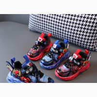 Spider-Man Led Light Sneakers - Available in Red Blue