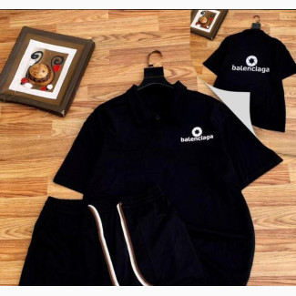 Brand New Balenciaga Up and Down Shorts for Men - Casual Style