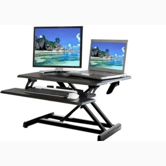 Classics Airlift Pro Pneumatic Sit-to-Stand Desk Riser
