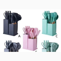 Silicone Set of Cooking Spoon