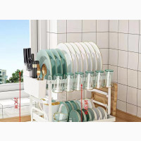 Multi-Function Dish Drainer Kitchen Storage Organizer