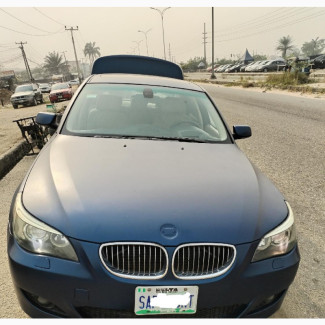 BMW 5 Series 2007 Blue