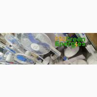 Rechargeable and Solar Fan - Brand New, White, Air Vent, 12V