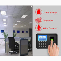 Battery Built-in Biometric Employee Clock Attendance
