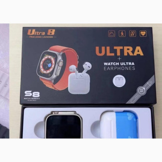 2023 S8 Ultra 8 Series Smart Watch With Airpod, Extra Straps